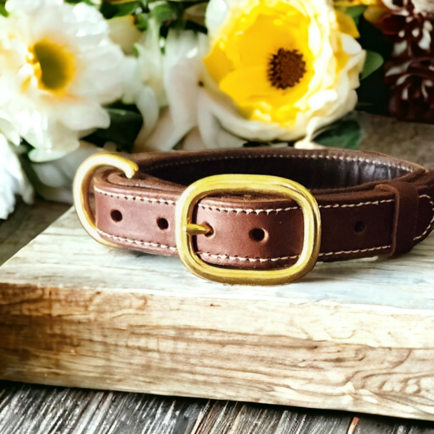 Lined Working dog collars