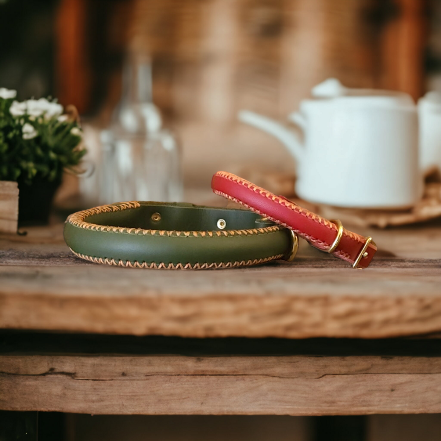 Rolled country style collars