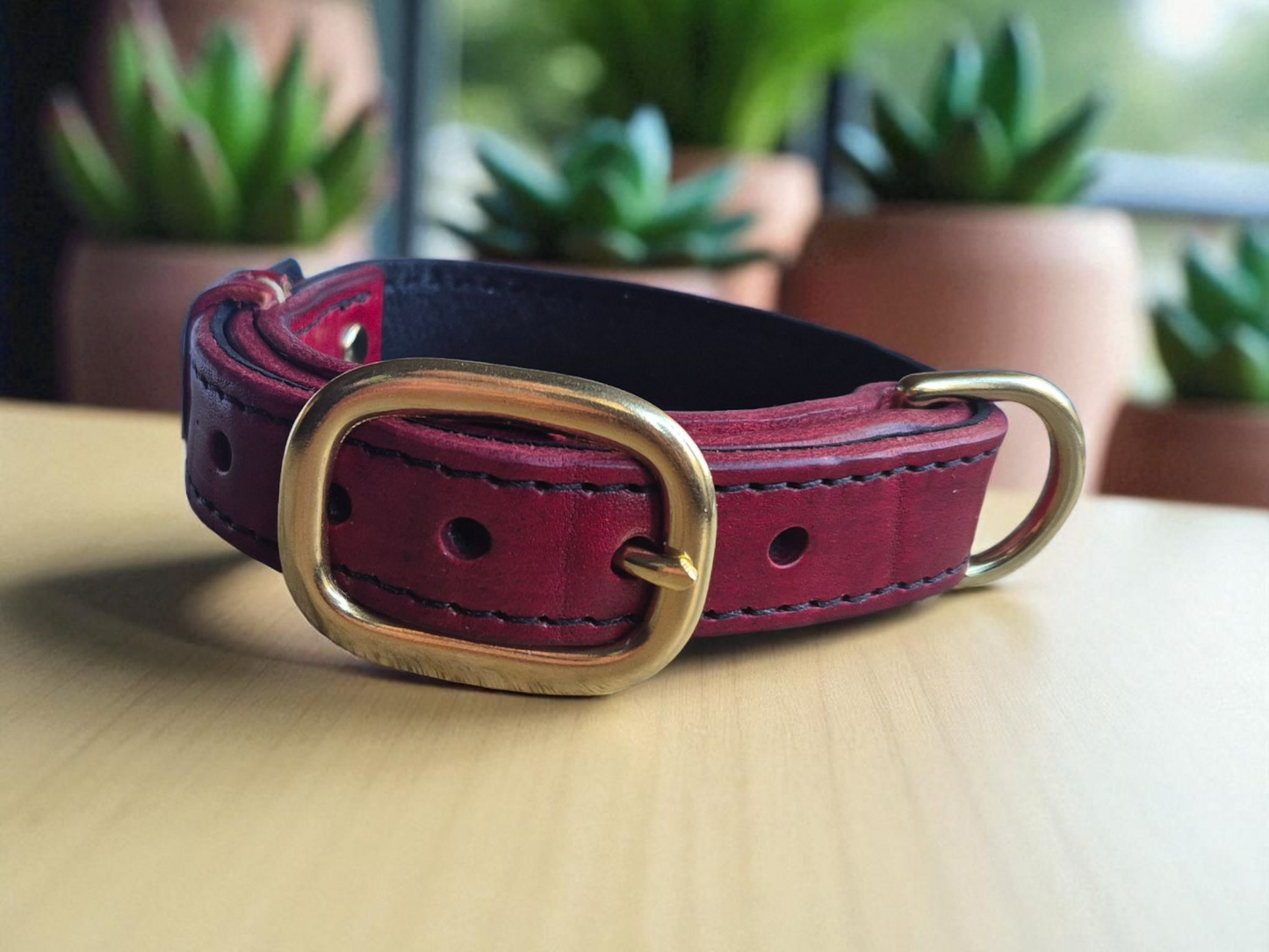 Lined Working dog collars