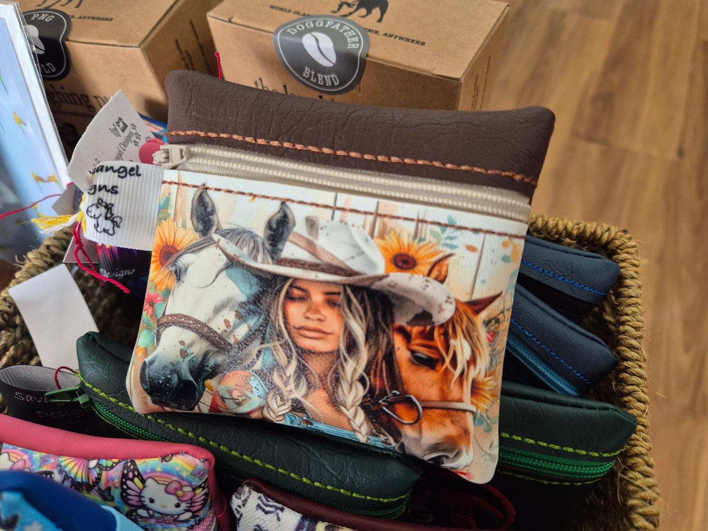 Handmade coin purse by Savageangel Designs