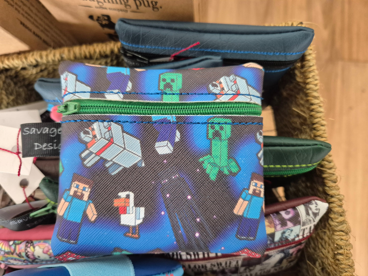 Handmade coin purse by Savageangel Designs