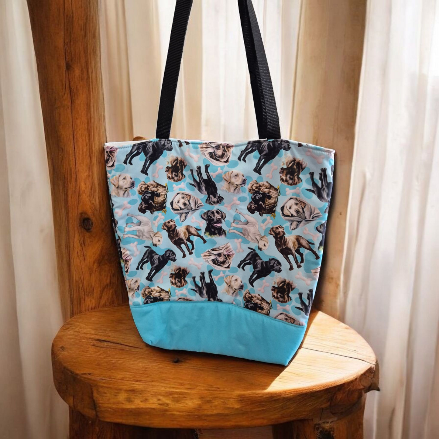 Breed totes by Bella & Boomer