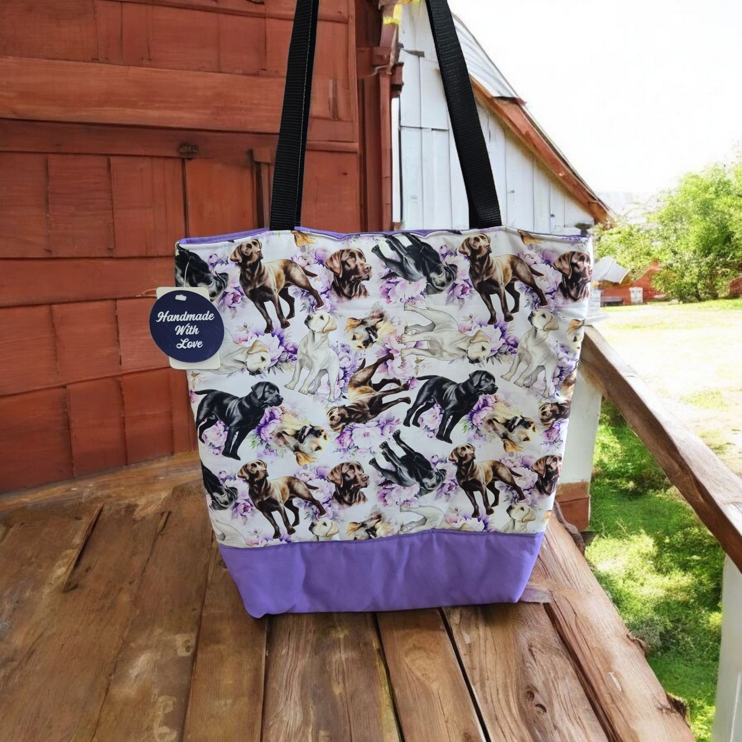 Breed totes by Bella & Boomer