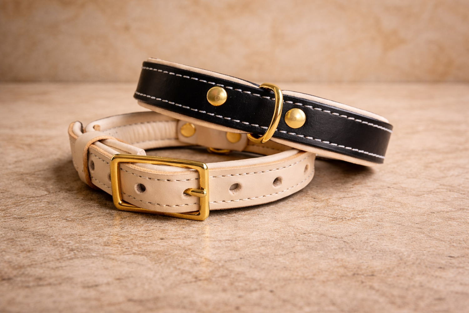Australian leather dog collars