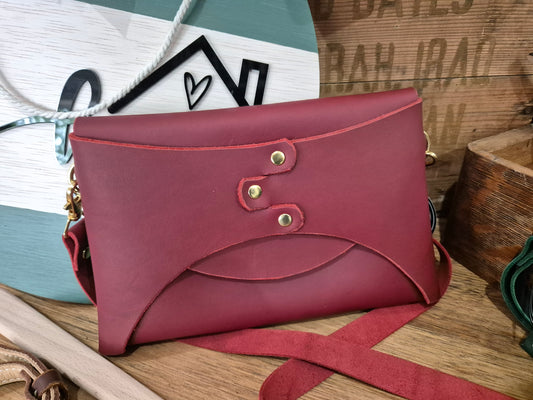 Aussie leather Origami handbag