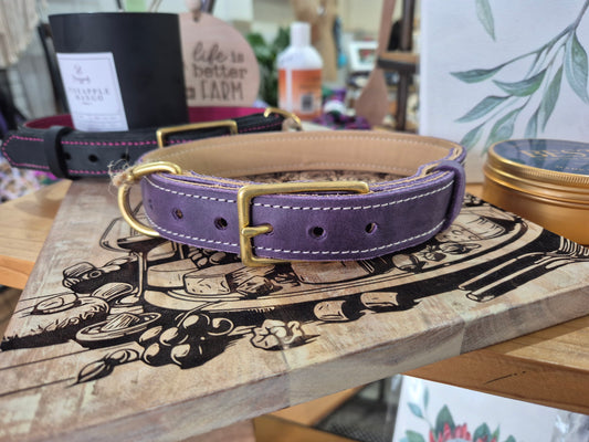 Purple 💜 traditional stitched style collar