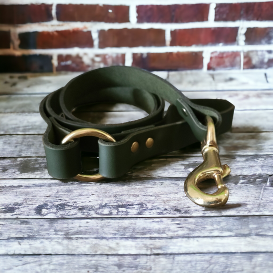 1inch wide strong Australian leather leashes