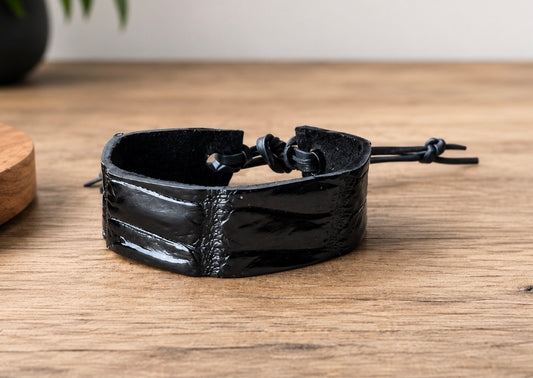 Australian Saltwater Crocodile cuffs 2cm wide