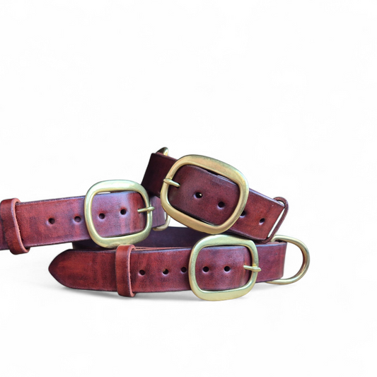 3.8cm wide Country style dog collars
