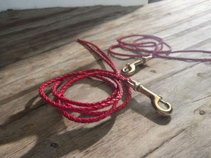 Hand braided show clip leads
