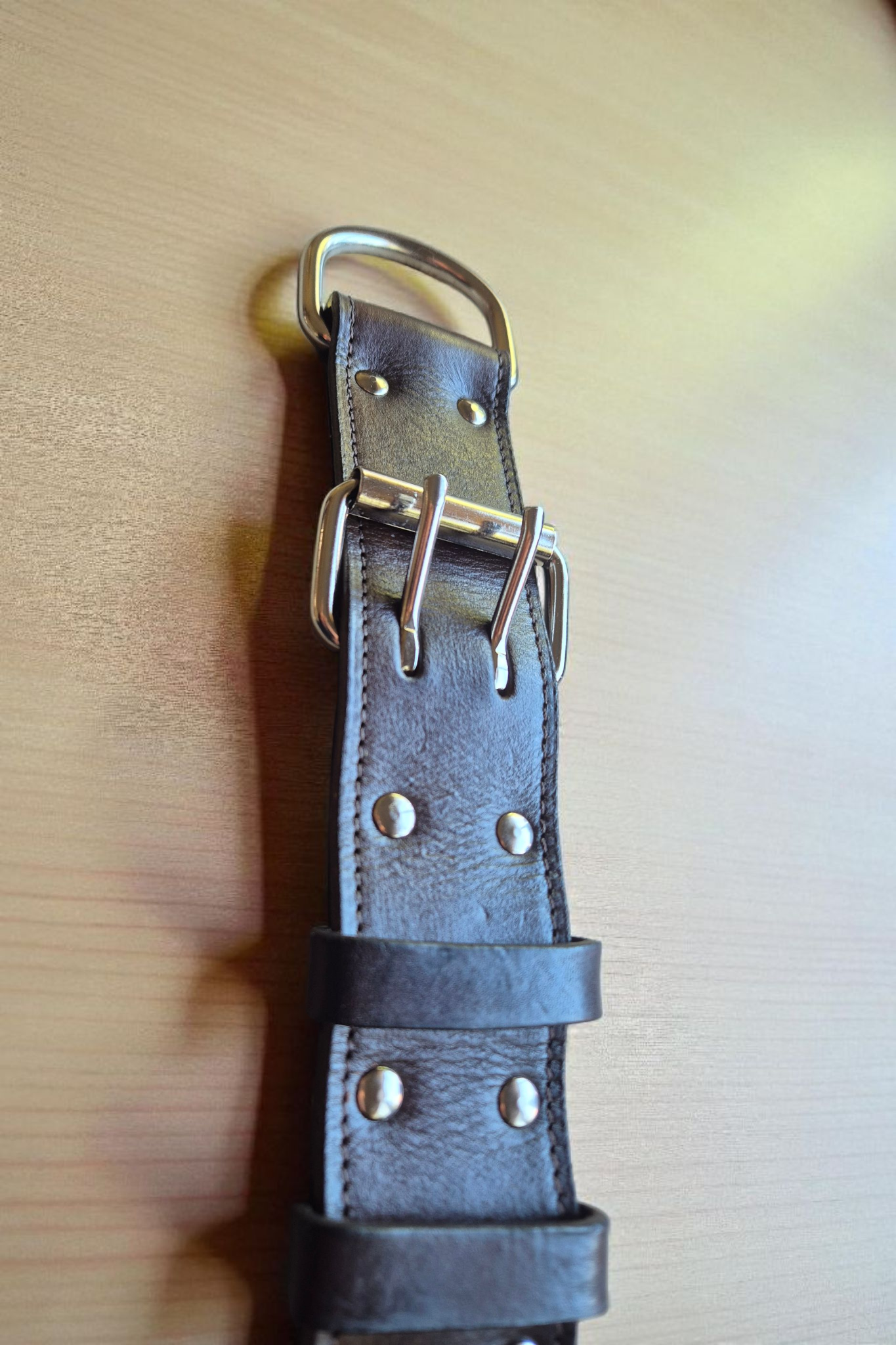 5cm wide leather dog collar