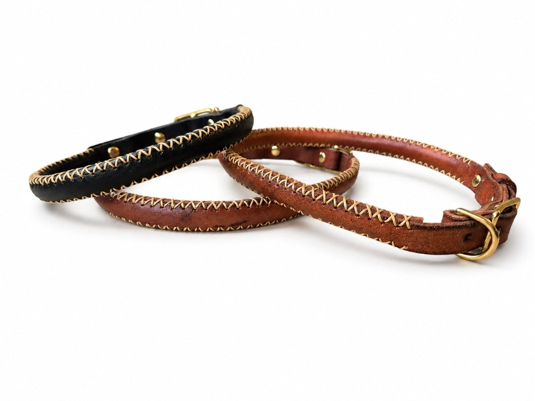 Rolled country style collars 1.6cm wide