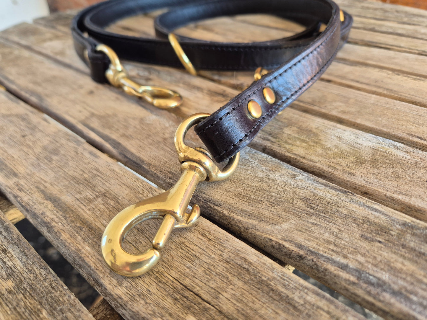 Full stitched and lined multi 5 way lead 2.1m