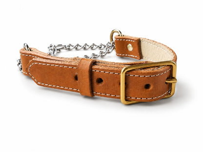 Lined Leather Martingale collars