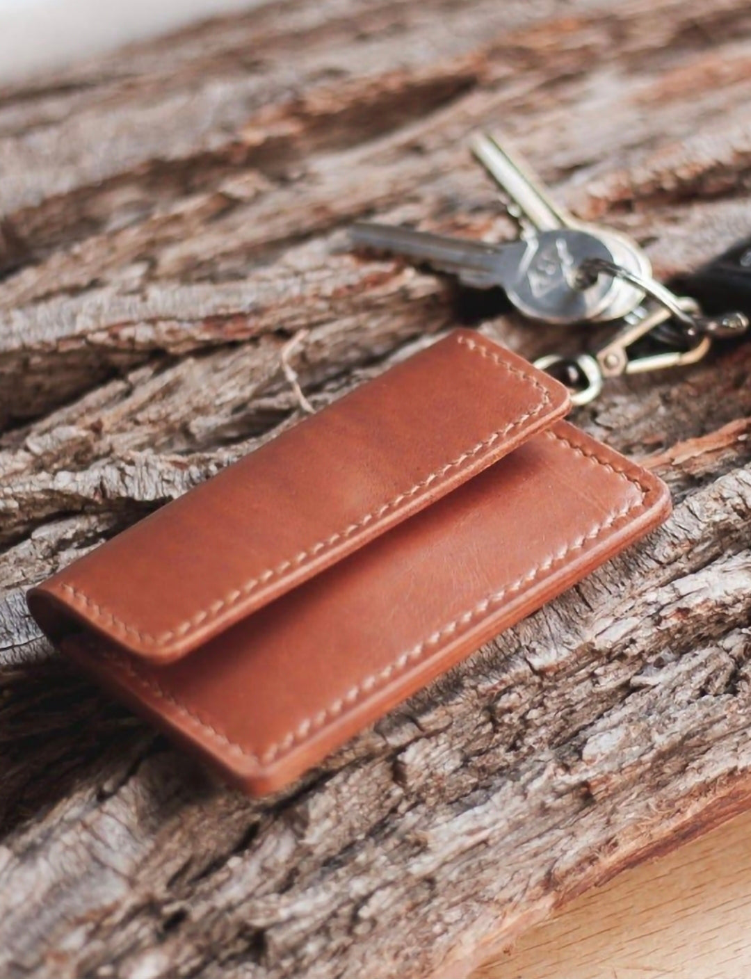 Card keyring wallet