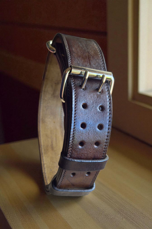 5cm wide leather dog collar