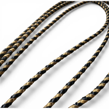 120cm Hand braided show clip leads