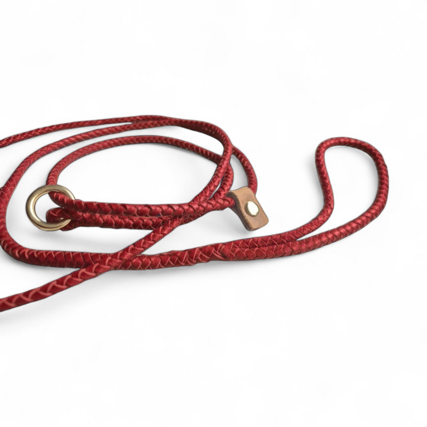 2.5m Hand braided show slip leads