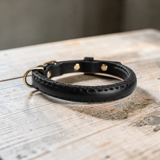 Rolled country style collars 1.6cm wide