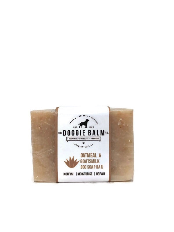 Natural Dog Soap Bar. Specially formulated for soft, smooth and radiant dog skin and coat.